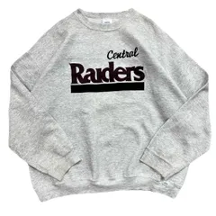 USA製 90s DISCUS ATHLETIC Raiders ディスカス アスレチックレイダース ワッペンロゴ スウェット トレーナー ライトグレー 2XL No.EA196