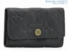 【未使用】ルイヴィトン　LOUIS VUITTON　モノグラムアンプラント　ミュルティクレ6　6連キーケース　キーリング　キーホルダー　ノワール  ブラック　M64421