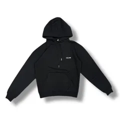 国内正規 未使用品 CELINE 23SS Loose Hoodie ルーズコットンロゴフーディ スウェットパーカー セリーヌ 2Y958670Q 38AW ブラック XS 825A1のサムネイル