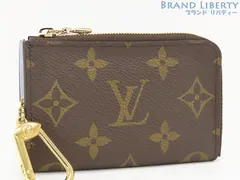 【新品同様】ルイヴィトン　LOUIS VUITTON　モノグラム　ポルト クレ ノア　キーリング付 カードキーケース　コインケース　コインパース　小銭入れ　コンパクト財布　L字ファスナー　オランプ ブルー　M83612