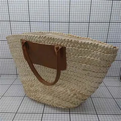 ◇ ⊂ ディーンアンドデルーカ DEAN & DELUCA かごバッグ ベージュ系 レディース E  【1601070001523】