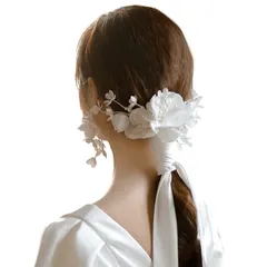 【数量限定】花嫁 ティアラ 結婚式 [JZOON] 髪飾り 前撮り ヘッドドレス ヘアアクセサリー ウェディング 和装 卒業式