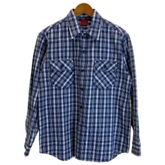 Levi's　ネルシャツ　チェックシャツ　長袖　トップス　レギュラーカラー　胸ポケット　赤タブ　スモールe　アメカジ　古着　/1234