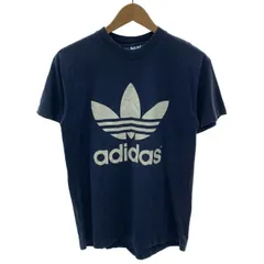 adidas　Tシャツ　90s vintage　90年代　OLD　万国旗タグ　半袖　トップス　クルーネック　ロゴT　ブランドロゴ　トレフォイル　プリント　USA製　スポーツ　古着　/1953