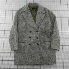 ◇ ⊇ ザラベーシック ZARA BASIC ダブルブレストコート グレー系 レディース E  【1512220058079】
