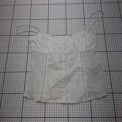 ◇ ⊂ ザラ ZARA 4770/307/250 レースキャミソール ホワイト系 レディース M E  【1512220060751】