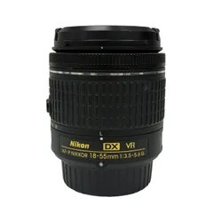 ニコン Nikon 標準レンズ AF-P DX NIKKOR 18-55mm F3.5-5.6G VR ブラック 動作確認済 【中古】 42602K51