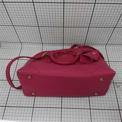 ◇ Θ サマンサベガ Samantha Vega リボン付きハンドバッグ ピンク系 レディース E  【1601070005583】