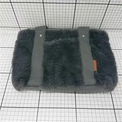 ◇ ⊇ リズデイズ LIZDAYS フェイクファー トートバッグ グレー系 レディース E  【1601070005354】