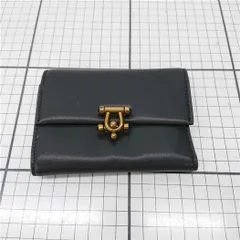 ◇ Θ チャールズ＆キース CHARLES & KEITH 三つ折り財布 ブラック系 レディース E  【1601070006863】