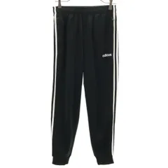 adidas アディダス トラックパンツ M ブラック ジャージ レディース 古着