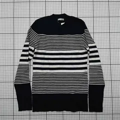 ◇ Θ テチチ Te chichi マルチボーダーラグプルオーバー ネイビー系 フリーサイズ レディース E  【1601150010483】