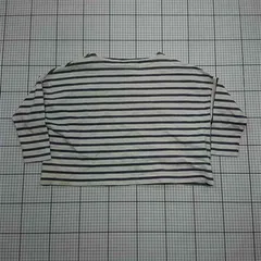 ◇ Θ トラディショナルウェザーウェア BIG MARINE BOATNECK SHIRT Sサイズ ボーダー柄 レディース E  【1601150010476】