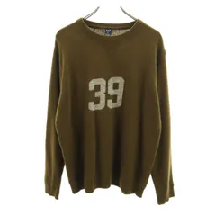 GAP ギャップ 長袖 セーター S オリーブ系 ニット メンズ 古着