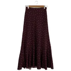 SLOBE IENA(スローブイエナ) ■ ③ 20060912410030 ランダムドットマーメイドスカート レディース ボルドー FREE