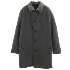 ZARA ザラ ステンカラーコート XL グレー メンズ 古着のサムネイル