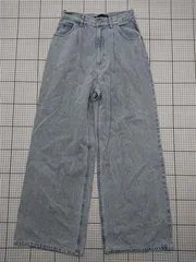 ◇ Θ Heather ヘザー HE050652TS ワイドデニムパンツ ライトブルー系 レディース M E  【1601150010902】