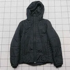 ◇ ⊇ アズールバイマウジー AZUL by moussy 中綿フードジャケット ブラック系 メンズ M E  【1601150010865】