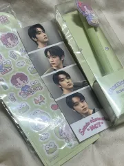 RIIZE（ライズ） NCT（エヌシーティー） ソンチャン(SUNGCHAN) サンリオ 3種セット (ジェルペン 人生4カット トゥインクル TWINKLE ステッカー)