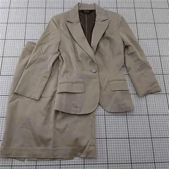 ◇ Θ クードシャンス CdeC COUP DE CHANCE ベージュ系スカートスーツ 36 レディース E  【1601150012173】