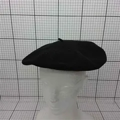 ◇ Θ アニエスベー agnès b. ベレー帽 ウール ブラック系 TU レディース E  【1601150011664】