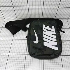 ◇ Θ ナイキ NIKE カモフラージュ ショルダーバッグ ブラック系 メンズ E  【1601150016492】