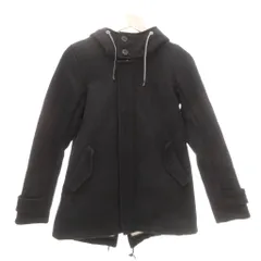 エックスガール x-girl フーデッドコート ウール 裏地ボア 1 黒 ブラック /NL ■GY61