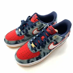 【中古美品】 NIKE 630930-400 AIR FORCE 1 07 DENIM スニーカー 靴 ナイキ エア フォース デニム柄 【160-260123-mh-06-fuz】
