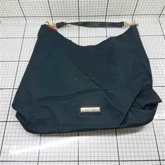 ◇ Θ トミー ヒルフィガー TOMMY HILFIGER ナイロンショルダーバッグ ネイビー系 レディース E  【1601150030405】