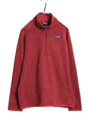 【お得なクーポン配布中!】 パタゴニア ベターセーター ハーフジップ メンズ Ｍ / 15年製 フリース セーター 裏起毛 プルオーバー ジャケット ブルゾン アウトドア 赤