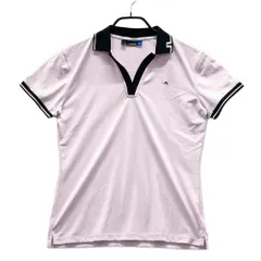 サイズ：M J.LINDEBERG ジェイリンドバーグ 072-27442 半袖ポロシャツ スキッパー  ピンク系 [240101562331] ゴルフウェア レディース ストスト