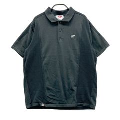 極美品】マスターバニー 半袖スニード 黒 ゴルフ ナイロンストレッチ M