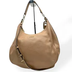 良品　COACH 2way ショルダーバッグ　ホーボー　ハンドバッグ　ベージュ