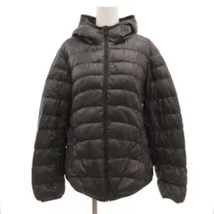 ユニクロ UNIQLO ウルトラライトダウンジャケット ブルゾン XL 黒 ブラック /JS ■GY61