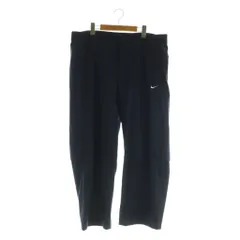 ナイキ NIKE DRI FIT パンツ ストレッチ ロゴ刺繍 裏フリース スポーツウエア XL ネイビー /MY ■OS ■GY61