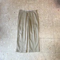 80s USA製 【Dickies】 ディッキーズ 874 ワークパンツ チビタグ ベージュ size.36×29相当
