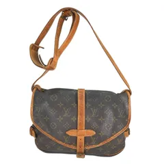 LOUIS VUITTON ルイ・ヴィトン ソミュール30 M42256 ショルダーバッグ モノグラムグラセレザー ブラウン レディース【中古】【送料無料】