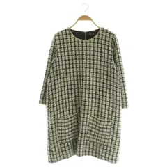 ザラ ZARA trf collection ツイードワンピース ミニ 七分袖 USA L ブラック ホワイト /MY ■OS ■GY61