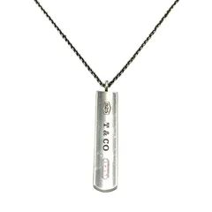 ティファニー TIFFANY&Co. ネックレス 1837 ナロー バー シルバー925 レディース