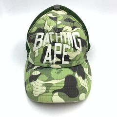 A BATHING APE カモフラージュ トラッカーキャップ - メルカリ