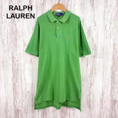 Polo by Ralph Lauren ポロバイラルフローレン ポニーロゴ刺繍 鹿の子 半袖 ポロシャツ グリーン メンズ トップス