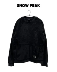 (L) スノーピーク シェルパ スウェット ブラック