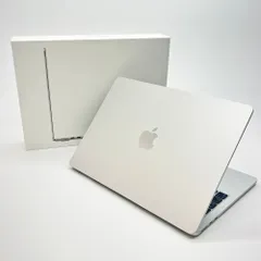 美品 MacBook Air 13インチ (Early 2025) Apple M4 10コア/16GB/SSD 512GB シルバー MW0X3J/A バッテリー最大容量100%【C6279-80】