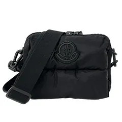 MONCLER(モンクレール) ショルダーバッグ美品  - 黒 ストラップ着脱可