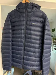 パタゴニア ダウンセーター フーディー ネイビー xl