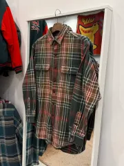 90-00s Polo RL ポロラルフローレン コットン フランネル ツーポケット チェック シャツ