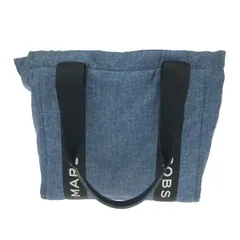 MARC JACOBS マークジェイコブス トートバッグ  ロゴ/デニム柄/ナイロン    ネイビー ユニセックス / 240001186908