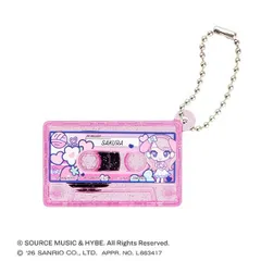 【SAKURA(A)】LE SSERAFIM × MY MELODY & KUROMI カセットテープチャーム