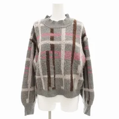 セポ CEPO 美品 モックネックニット セーター シャギー 短丈 M マルチカラー /OU