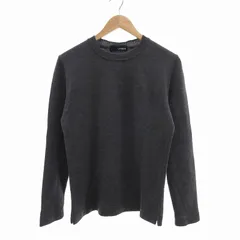 ラルディーニ LARDINI ニット セーター クルーネック 長袖 ウール 44 グレー /UOのサムネイル